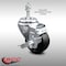 Service Caster 3 Inch SS Soft Rubber Wheel Swivel 3/8 Inch Threaded Stem Caster with Brake SCC SCC-SSTS20S314-SRS-TLB-381615 - alternate 3